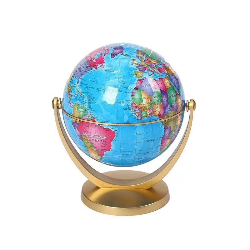GLOBE PAJANGAN MINIATUR BOLA DUNIA ATLAS ORNAMEN DEKORASI UKURAN KECIL DIAMETER 10,6 CM