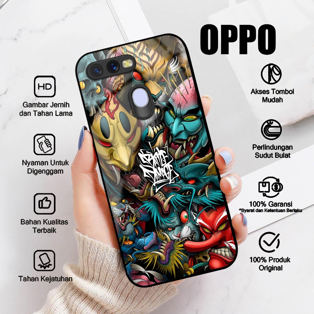 Case OPPO A5S OPPO A7 Casing OPPO A11K OPPO A12 A7X A12E A12S Motif JAPAN ART JEPANG Softcase Glossy