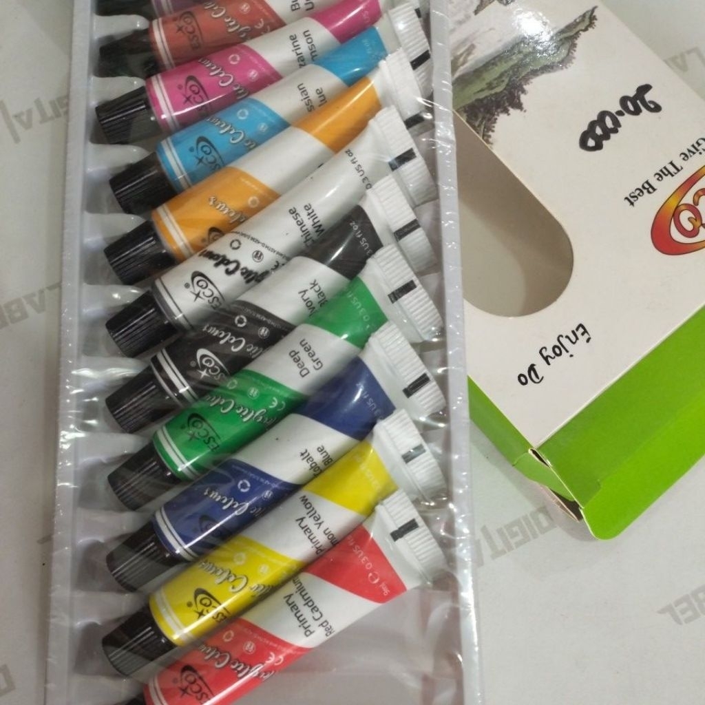 

Escon Acrylic Colours Paints Isi 12