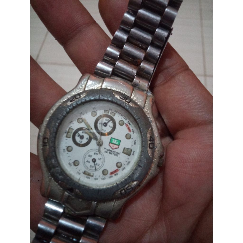 jam tangan tag Heuer second layak pakai