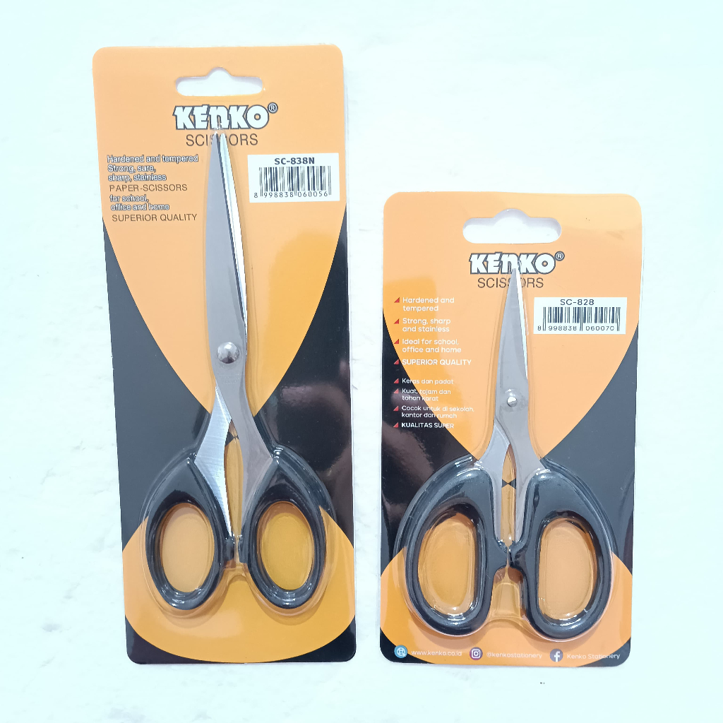 

Gunting Stainless Kenko – Cocok untuk Anak Sekolah & Dewasa - Ukuran Sedang hingga Kecil