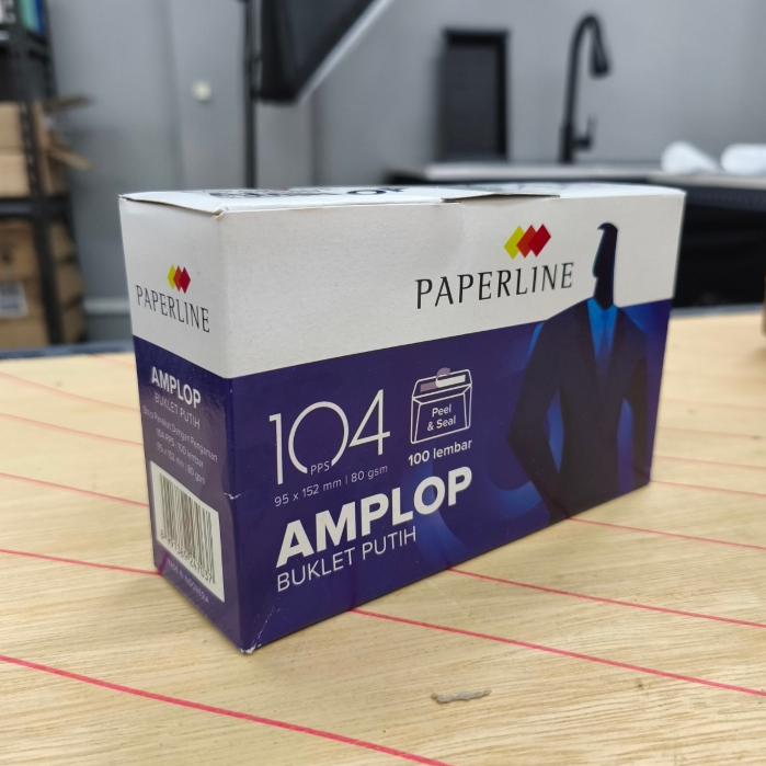 

PAPERLINE Amplop No 104 Ukuran 95 x 152 mm Warna Putih Jenis Buklet Untuk Uang Surat Dokumen Angpao