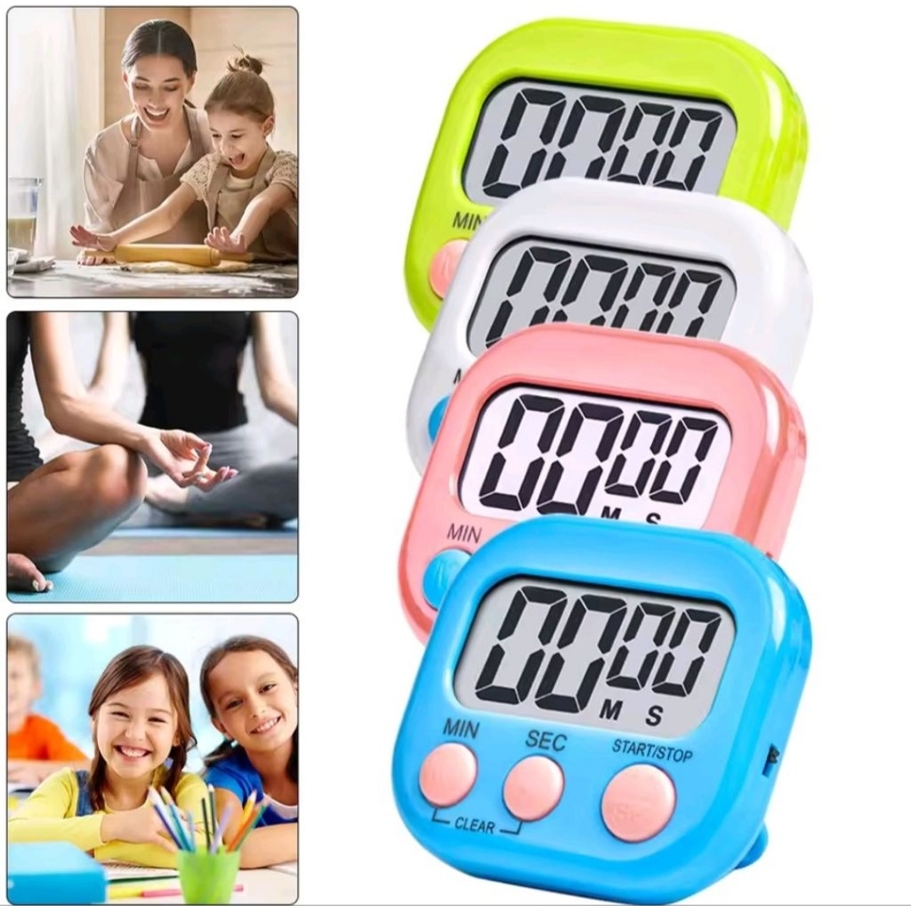A1 Timer Masak Digital Alarm Dapur Masak Clock Stopwatch Kitchen Digital Kithen Timer Bermagnet