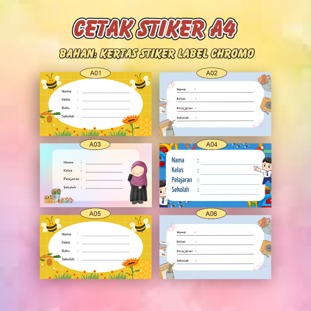 

LABEL NAMA BUKU CUSTOM BAHAN STIKER MURAH