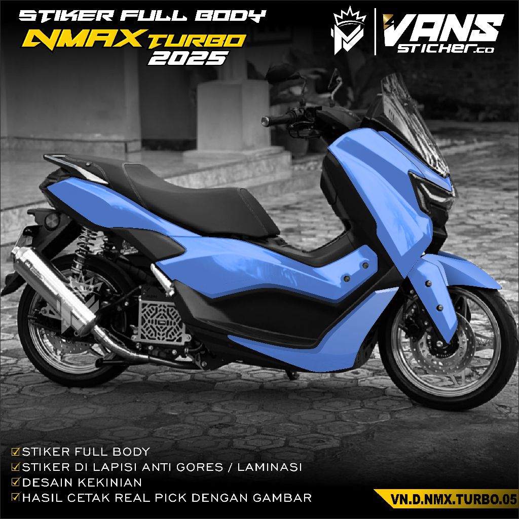 (COD) Stiker Decal YAMAHA NMAX TURBO NEO 2024 2025 Fullbody - Sticker Skotlet Variasi Full Body NMAX