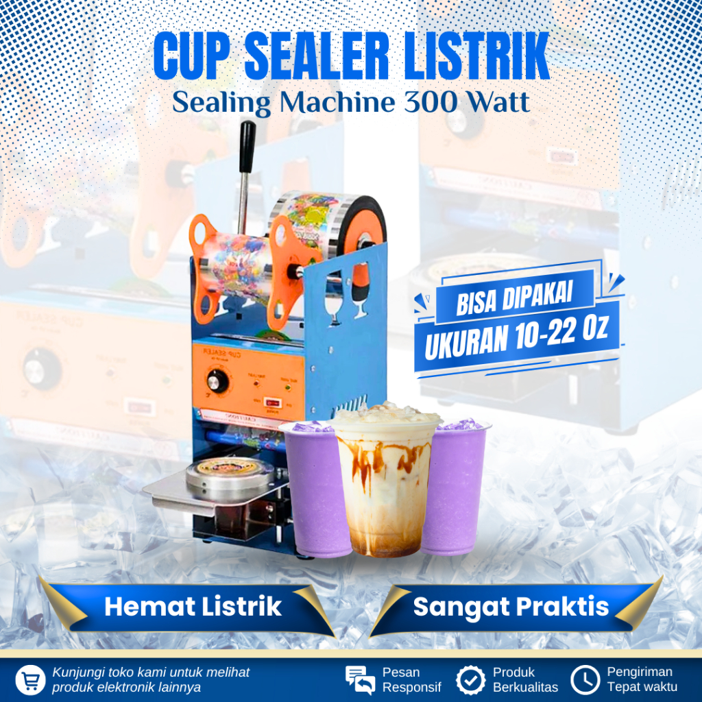 MESIN CUP SEALER MESIN PRES GELAS PLASTIK MANUAL LOW WATT SEALING MACHINE ALAT PRES GELAS PLASTIK