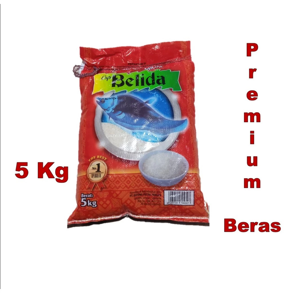 

Beras Cap Belida 5 kg