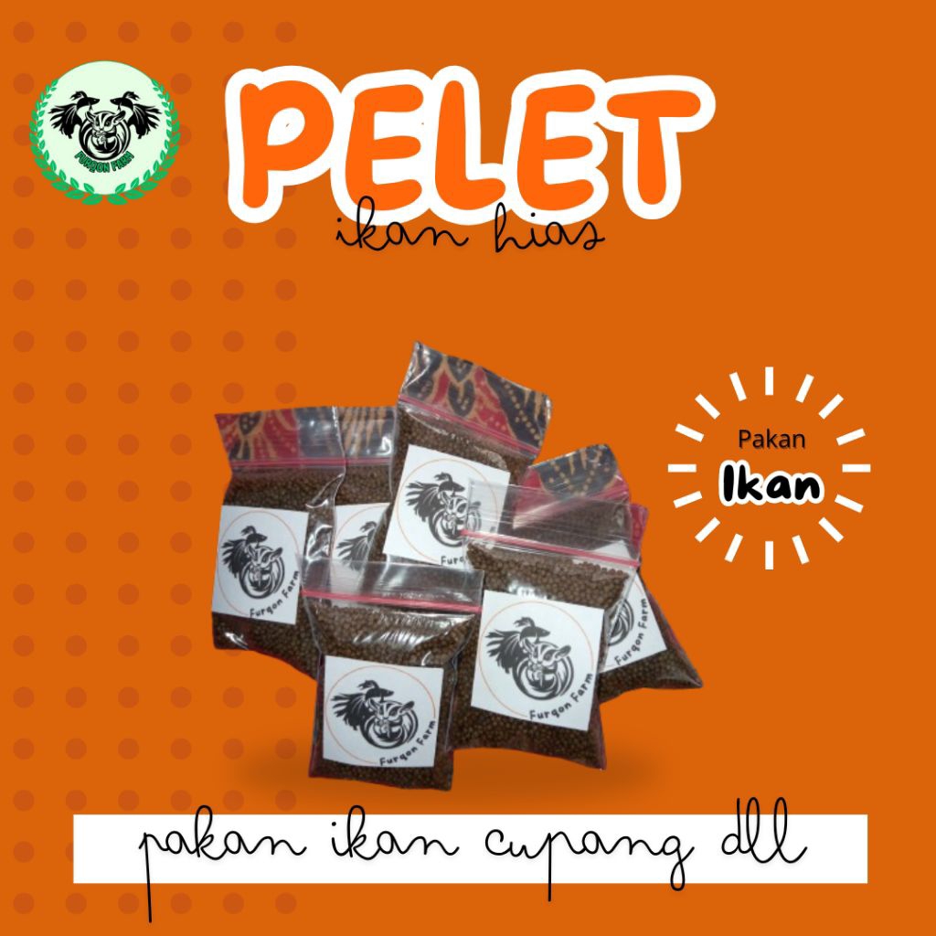 pelet/pakan ikan hias kecil