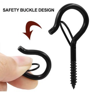10pcs Skrup Gantung Skrup Anting Tutup Hook M5 5.5cm Dengan Alat Skrup Kait Sekrup Gantungan Burung