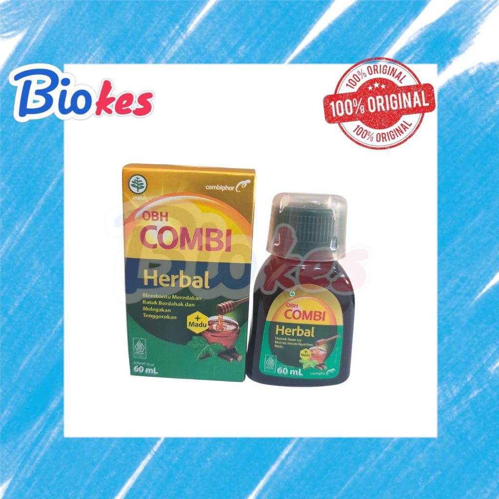 OBH COMBI HERBAL SIRUP 60ML obat batuk herbal