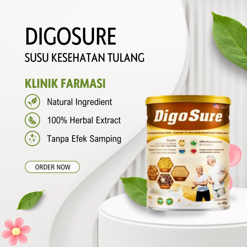 

Digosure Susu Kesehatan Tulang Dan Sendi Membantu Mengatasi Masalah Tulang Dan Sendi