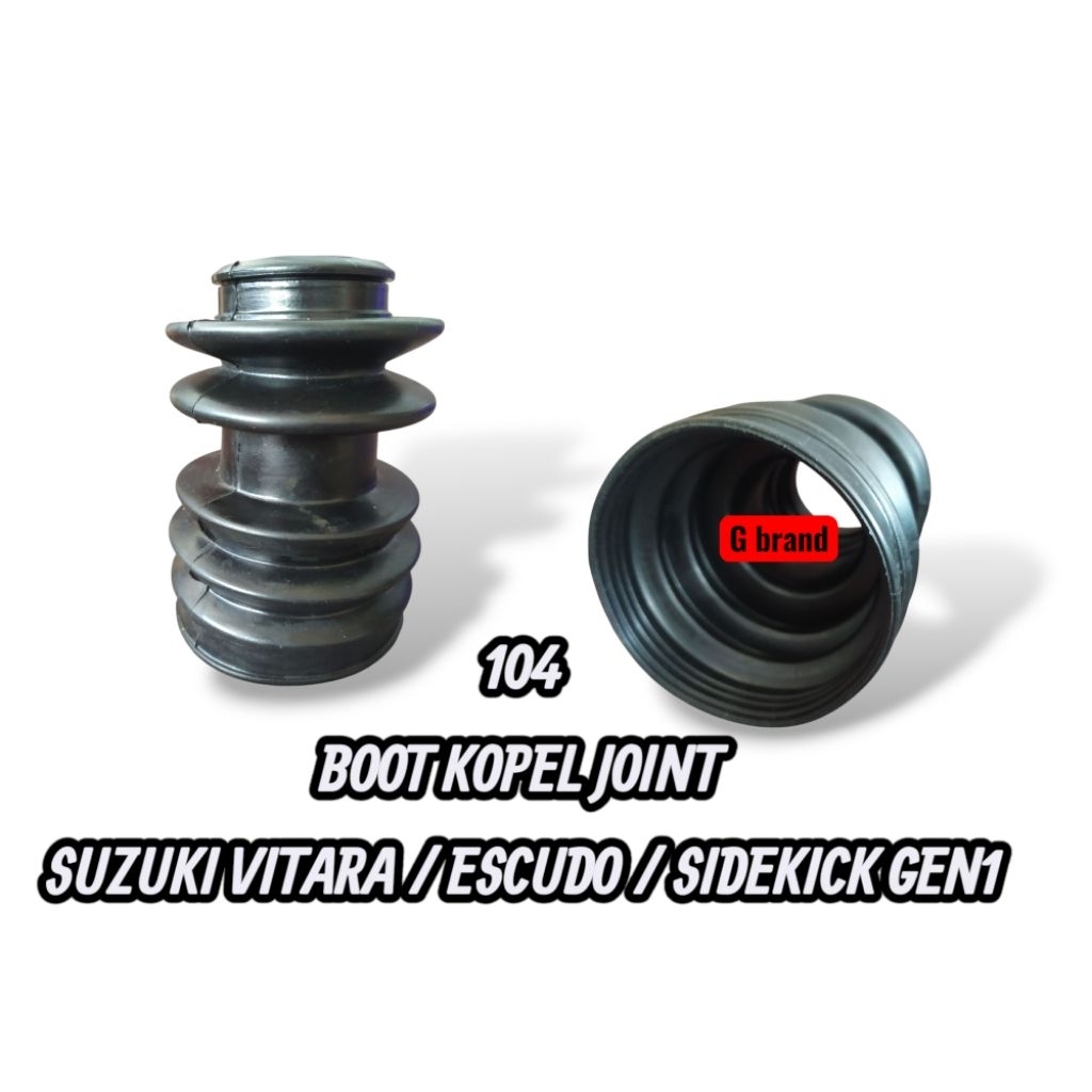 KARET BOOT KOPEL JOINT  MOBIL SUZUKI VITARA / ESCUDO / SIDEKICK GEN1
