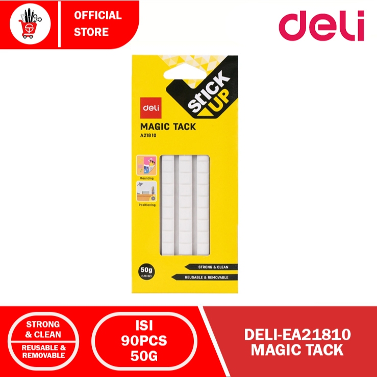 

Karet Perekat Serbaguna Deli EA21810 A21810 MAGIC TACK 50gram (1SET)