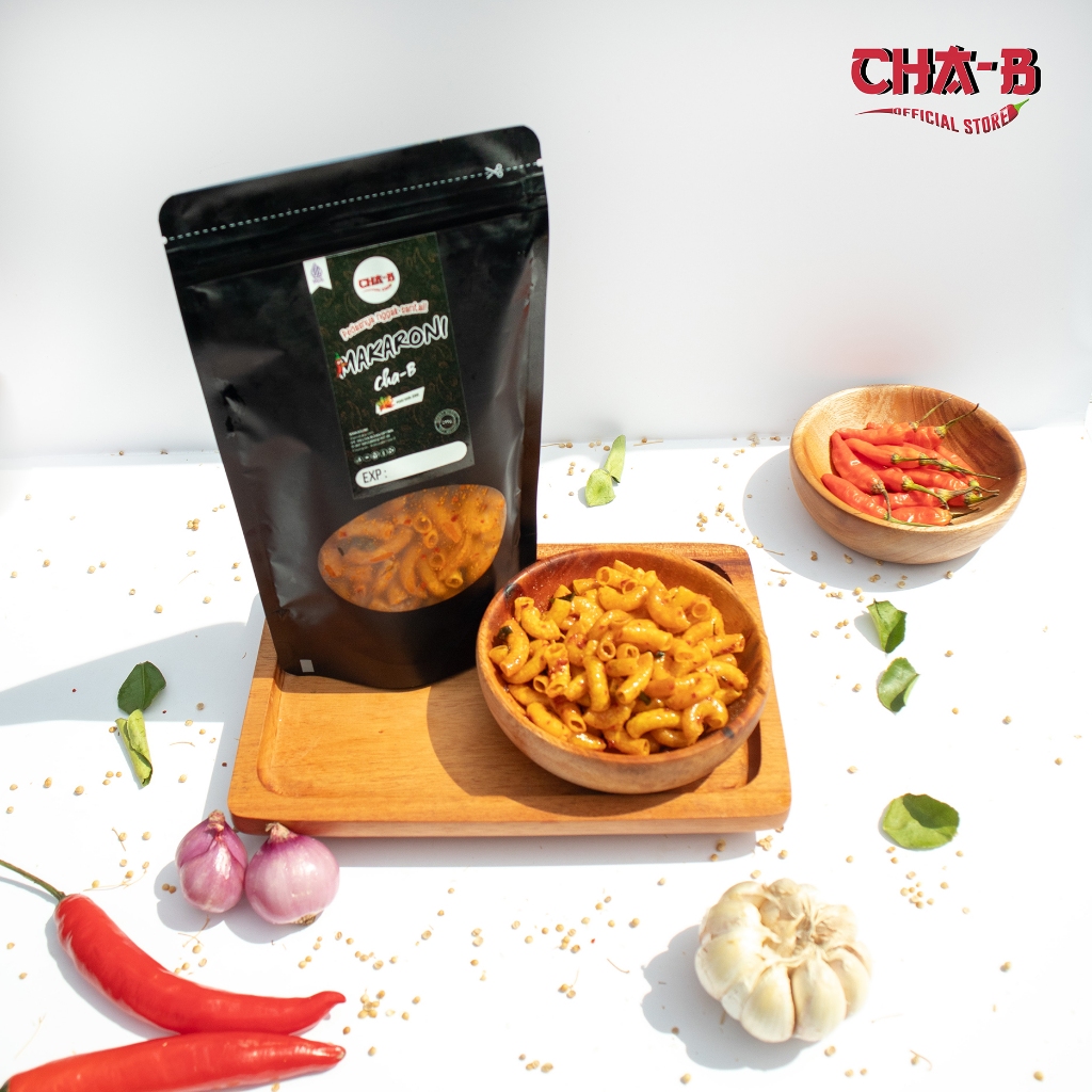 

CHA-B Makaroni Rasa Pedas Daun Jeruk 250gr