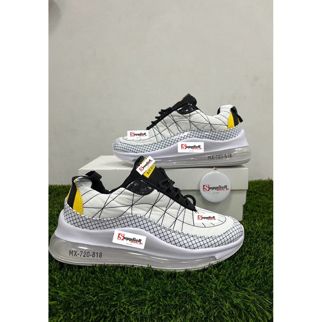 SEPATU FASHION SPORT PRIA 38-44 putih kuning