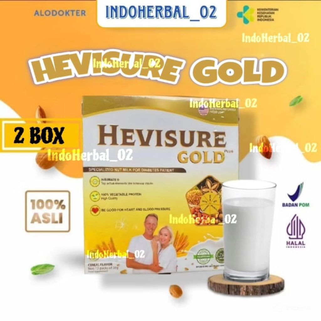 

￼HEVISURE GOLD SUSU UNTUK DIABETES (PAKET 2 BOX LEBIH HEMAT!!!!) ,HEVISURE GOLD MILK, SUSU BUAT PENDERITA DIABET, DAN KENCING MANIS