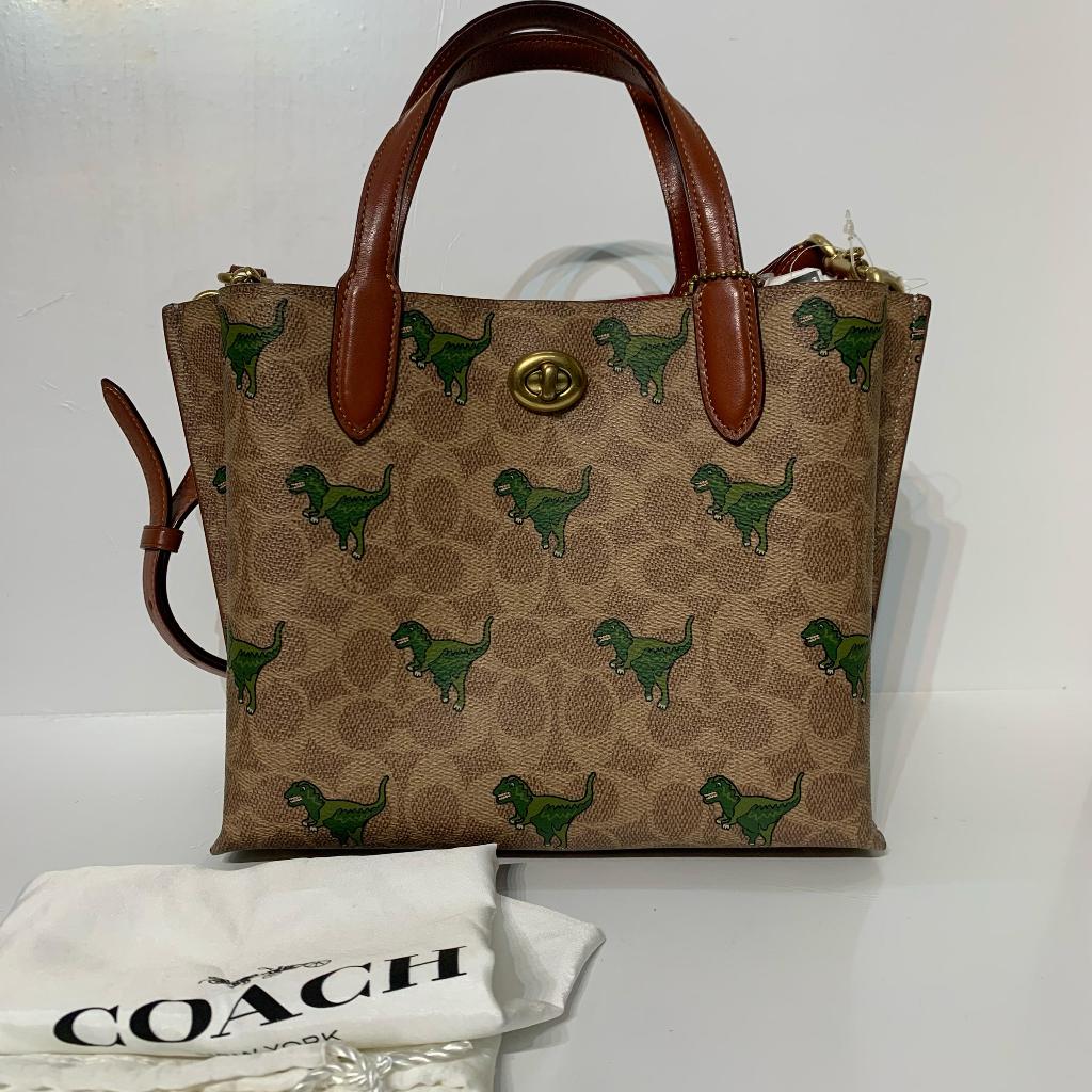 Tas CCH Willow Tote 24 With Rexy Print Sig Tan Rust PRELOVED