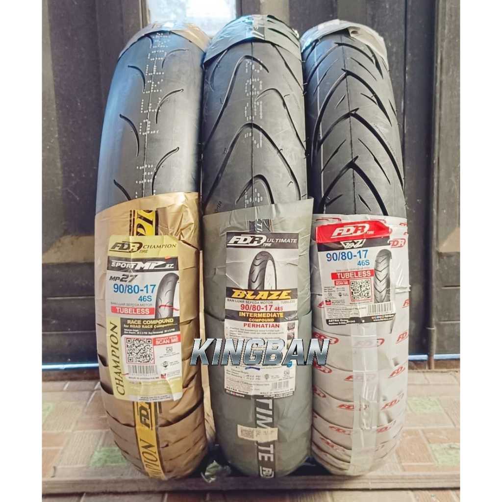 BAN SNI FDR 90/80-17 RING 17 TUBLES ban bebek ban motor ban supra ban jupiter ban smash ban vixion b