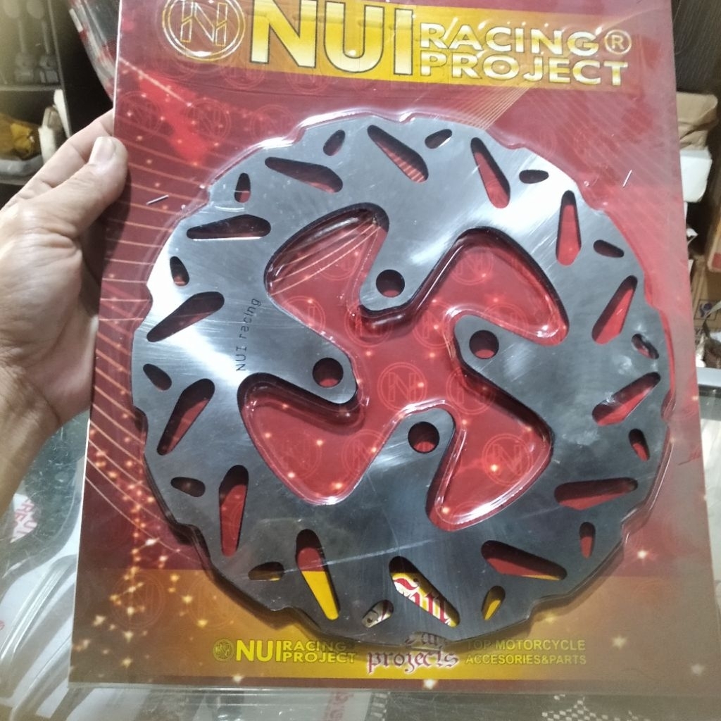 piringan cakram dis ukuran 220mm merek nui racing suzuki