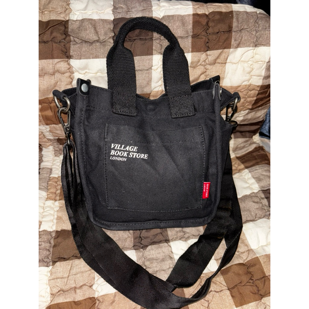 Preloved Sling Kanvas Shoopen orayy