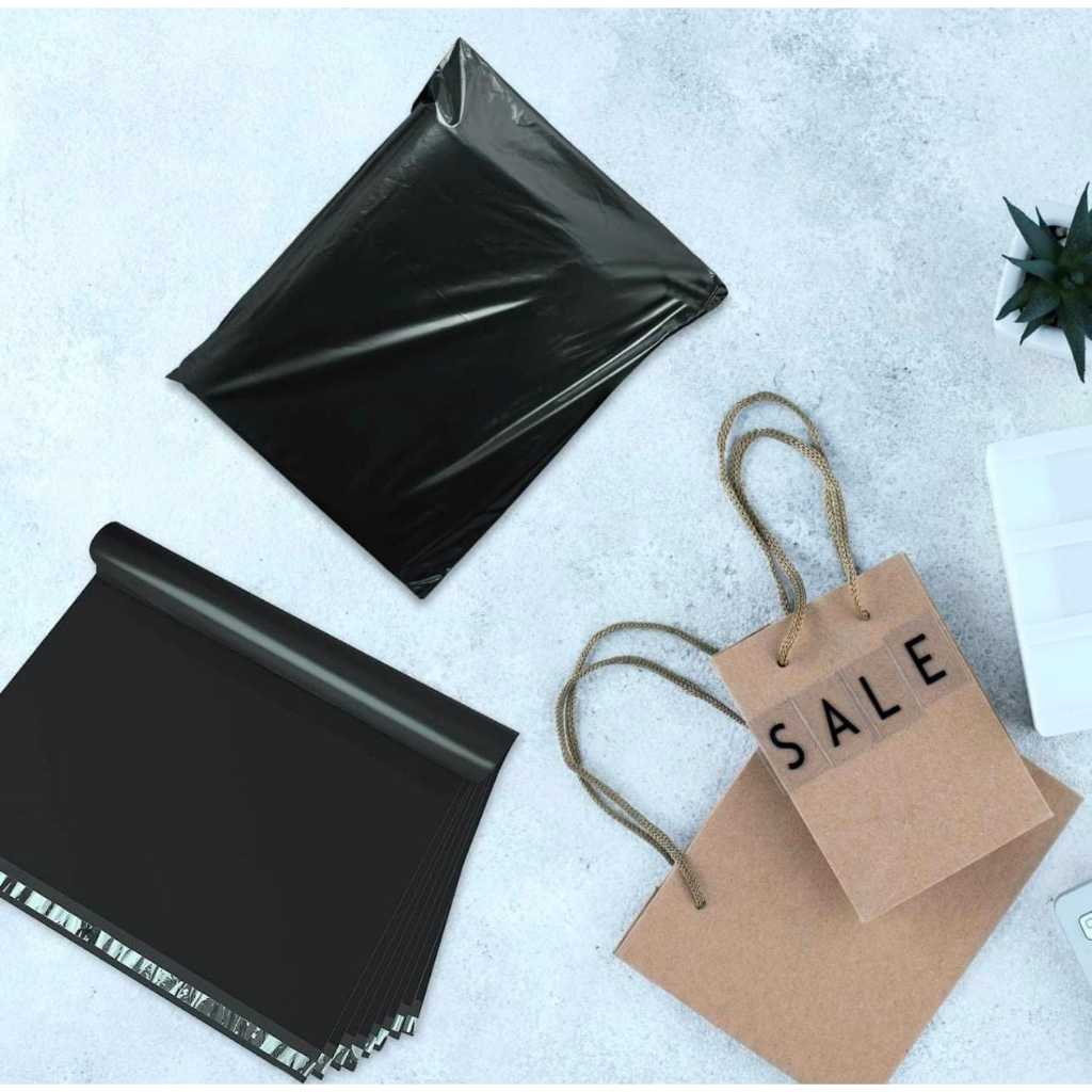 

Plastik Packing Olshop Online Shop ol on Shop Polymailer Warna hitam 17x30 17x35 Doff