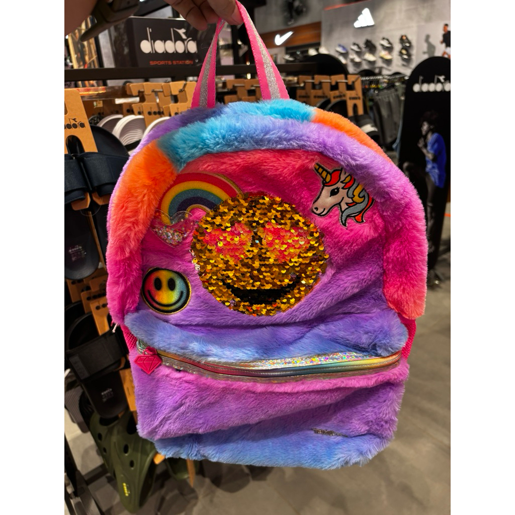 Tas skechers TWINKLE TOES fur smiley multicolor