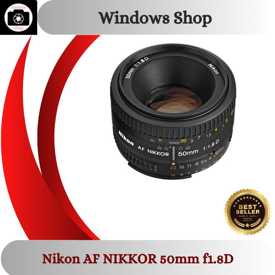 Nikon AF NIKKOR 50mm f1.8D - Lensa Nikon 50mm F1.8 D