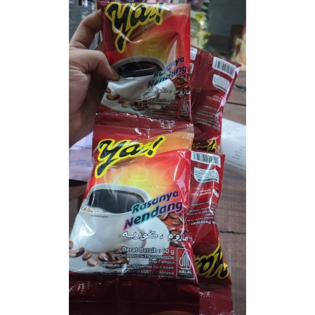 

kopi bubuk ya! 60g 1 renteng (10pcs)