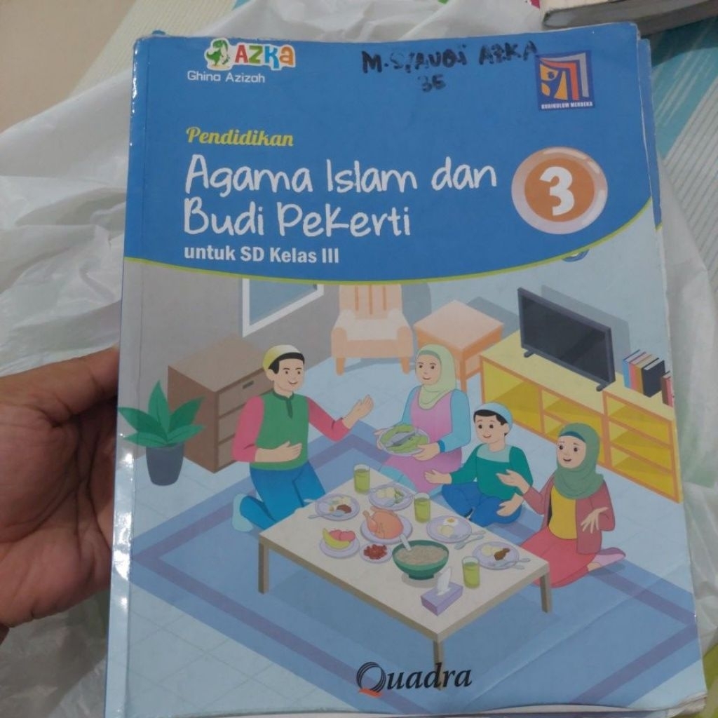 second buku agama islam kelas 3 quadra
