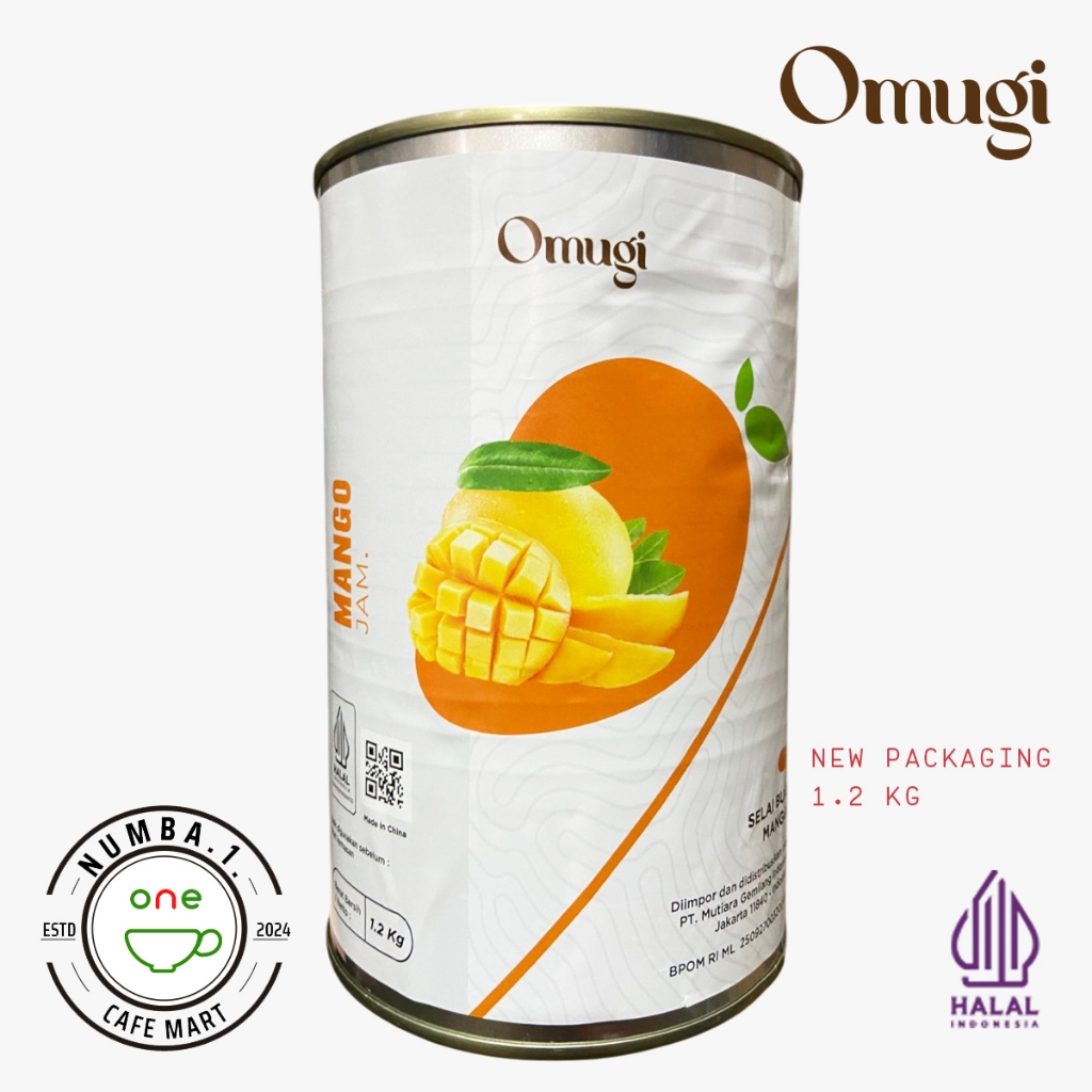 

1.2 kg Omugi Mango Jam (topping minuman mangga) NEW