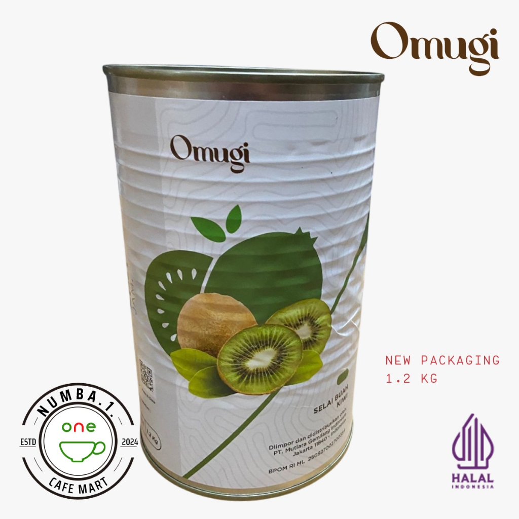

1.2 kg Omugi Kiwi Jam (topping minuman kiwi) NEW