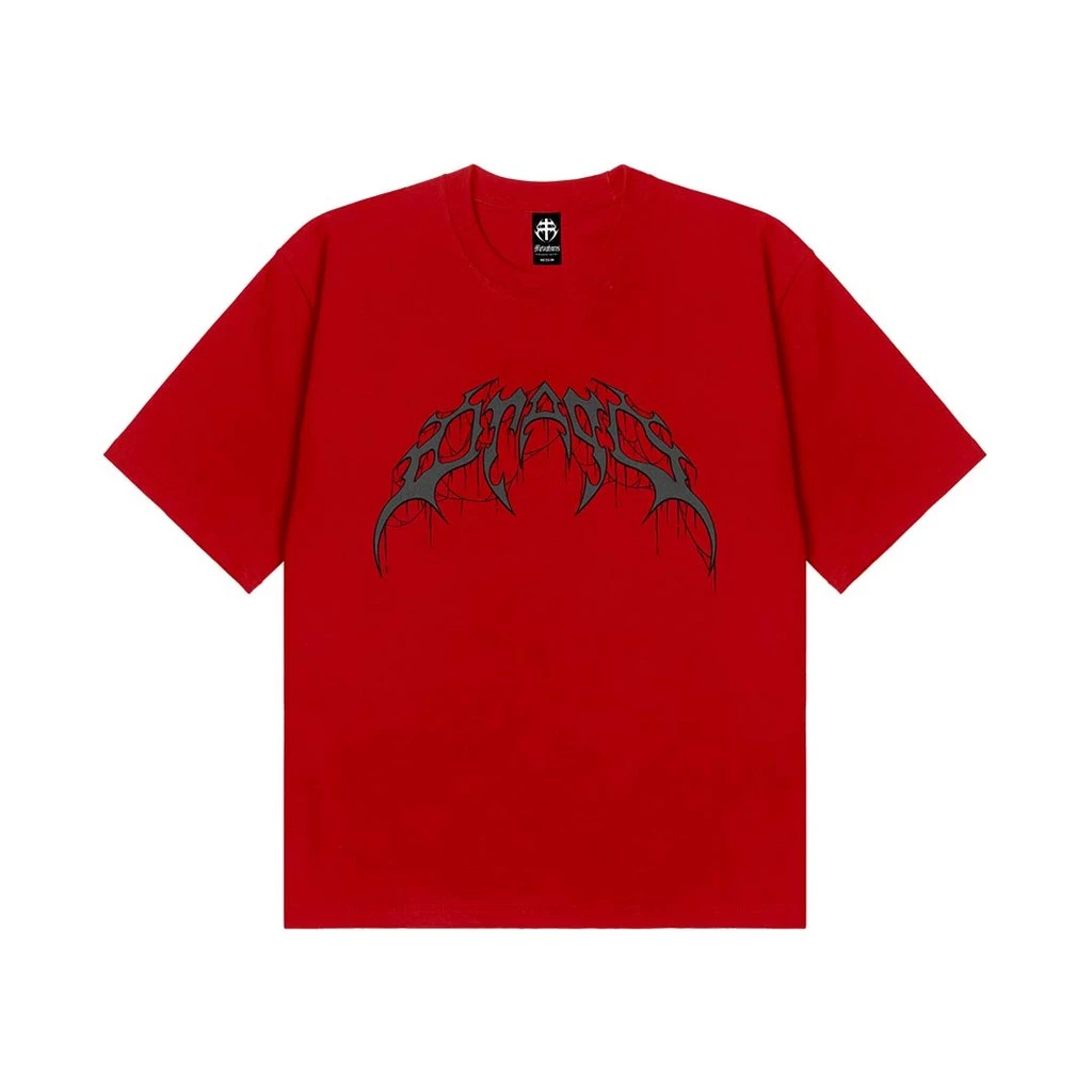 Metaphores Store Heavyweight Oversize T-shirt 16s Drago - Red