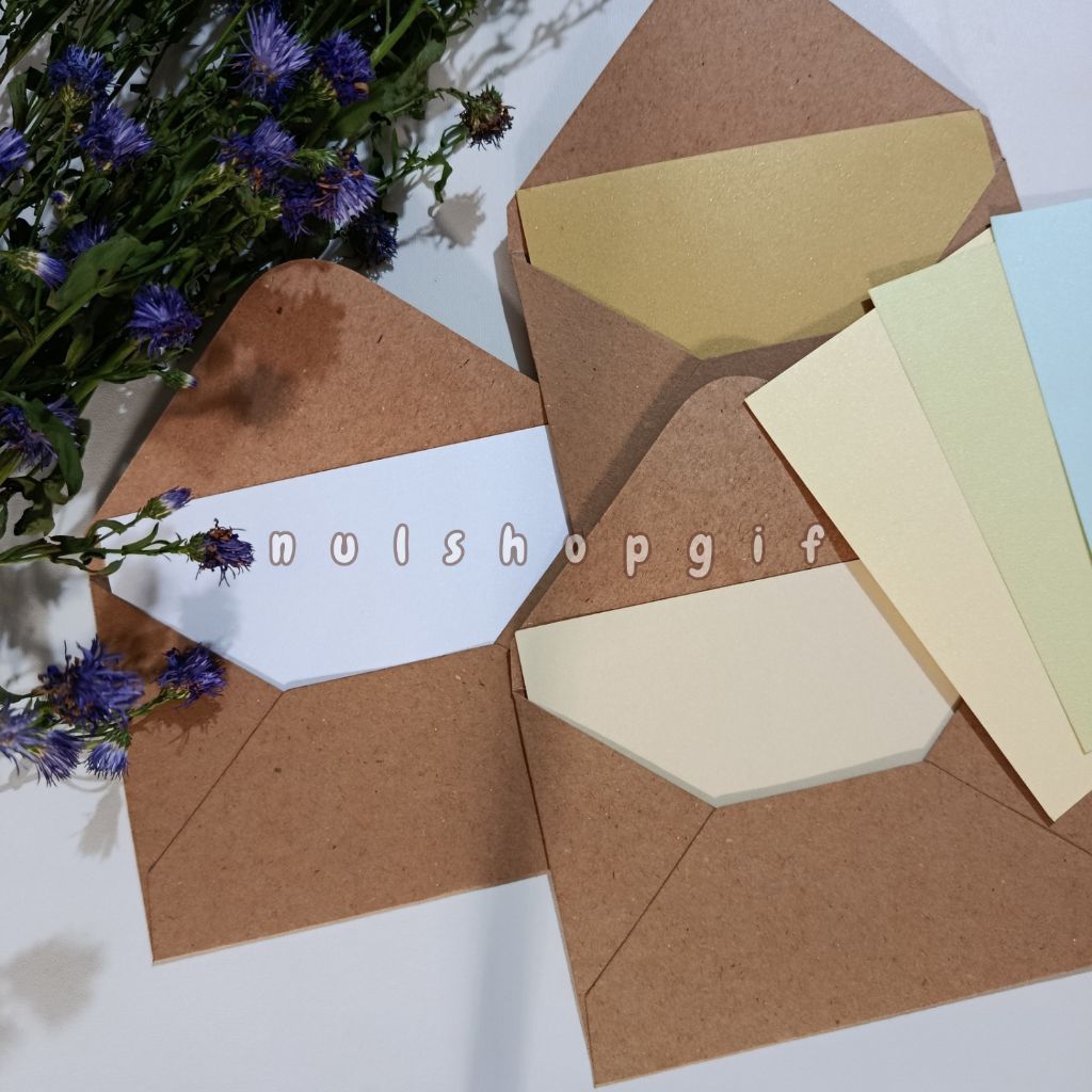 

Amplop Dan Kartu Ucapan Polos A6 Gift Card | Greeting Card