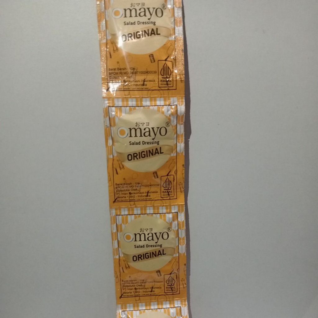 

Mayo Salad Dressing Original 10 gr 10 Pcs