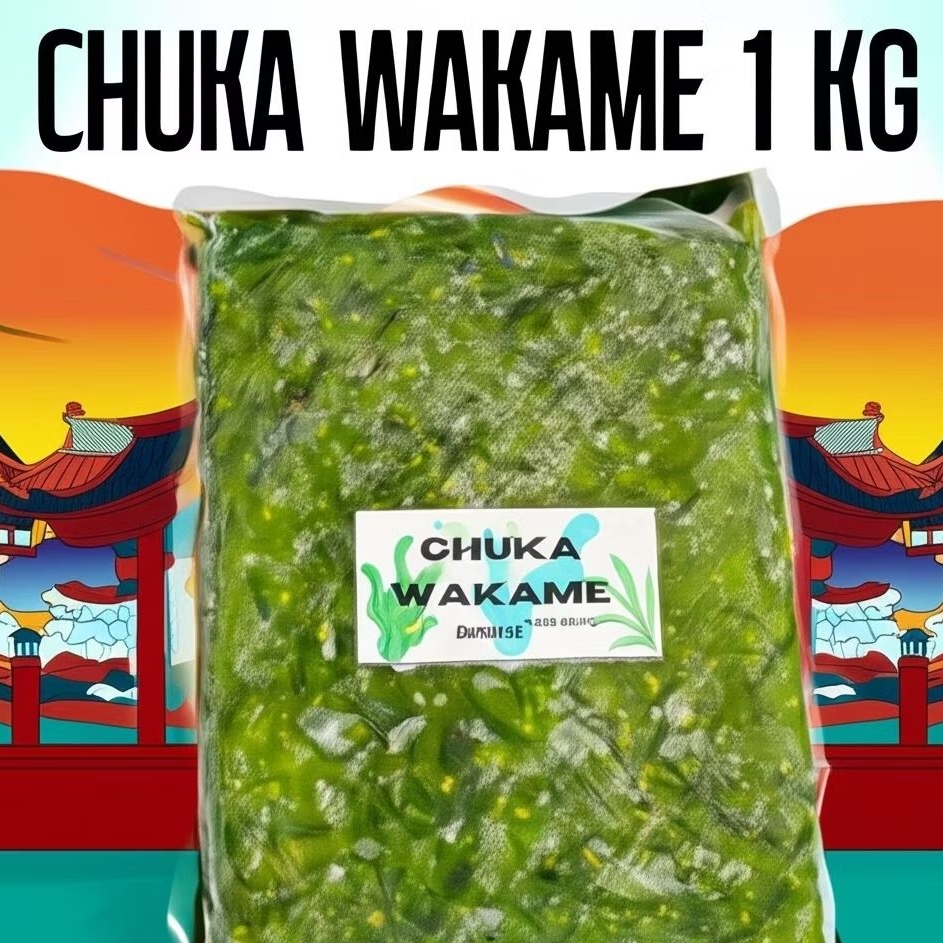

Chuka Wakame 1 kg | Rumput laut jepang 1 kg salad chuka wakame