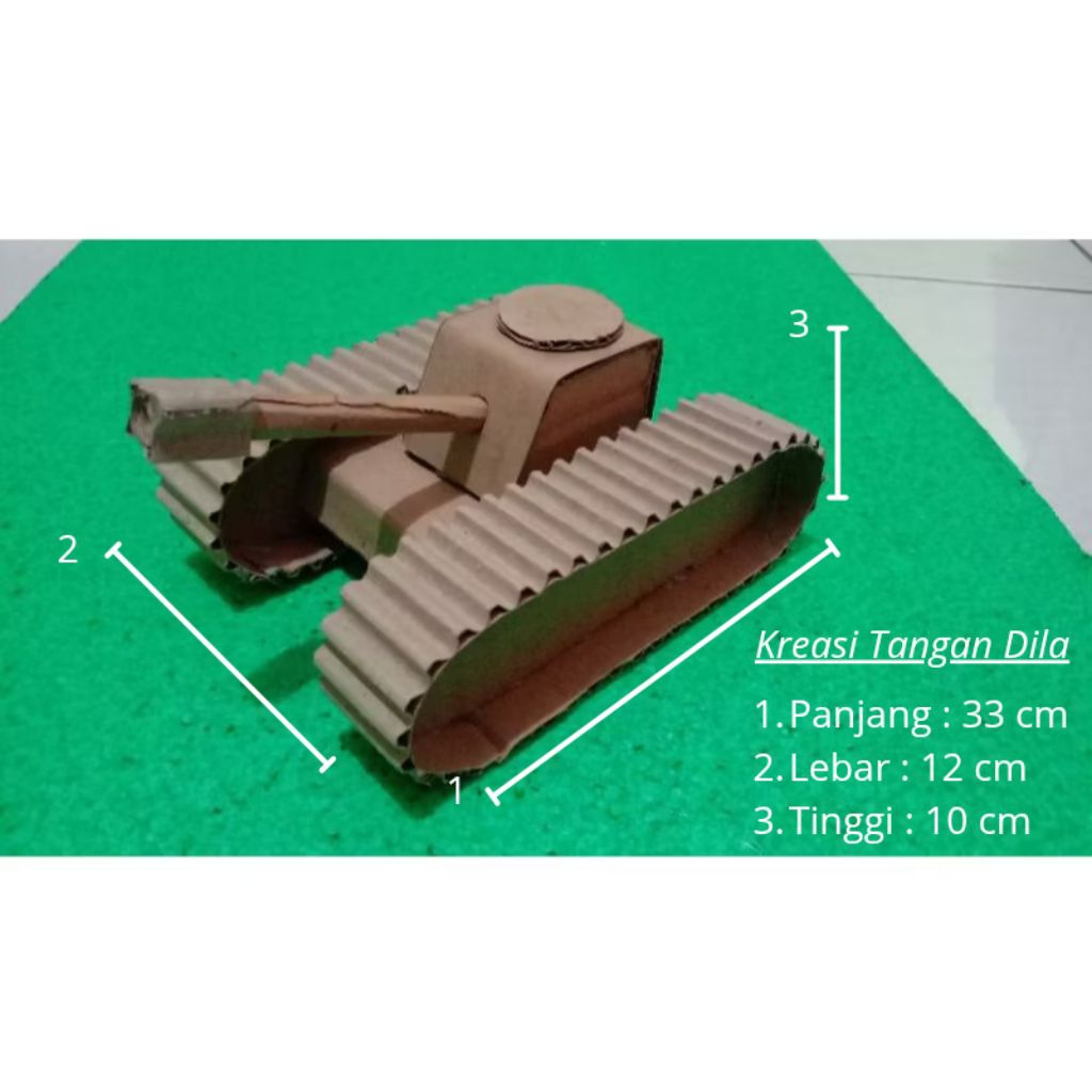

Prakarya Tank Baja dari Kardus