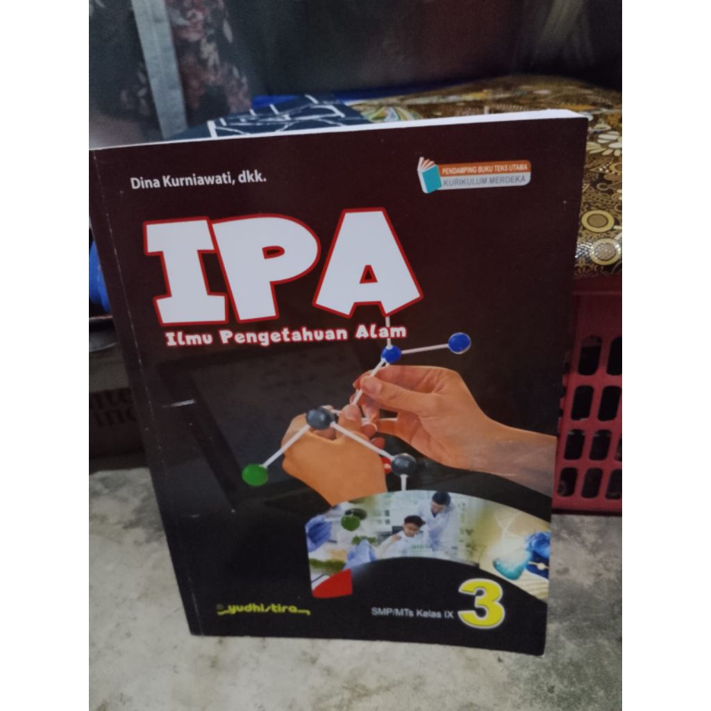 IPA kelas 3 smp kurikulum merdeka Yudhistira