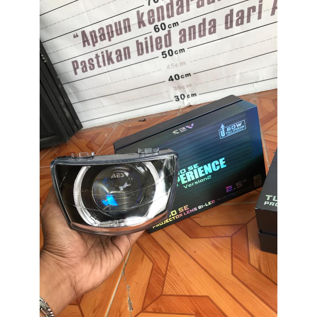 lampu depan fiz r custom biled reflektor depan plus lampu projie biled yamaha fiz r