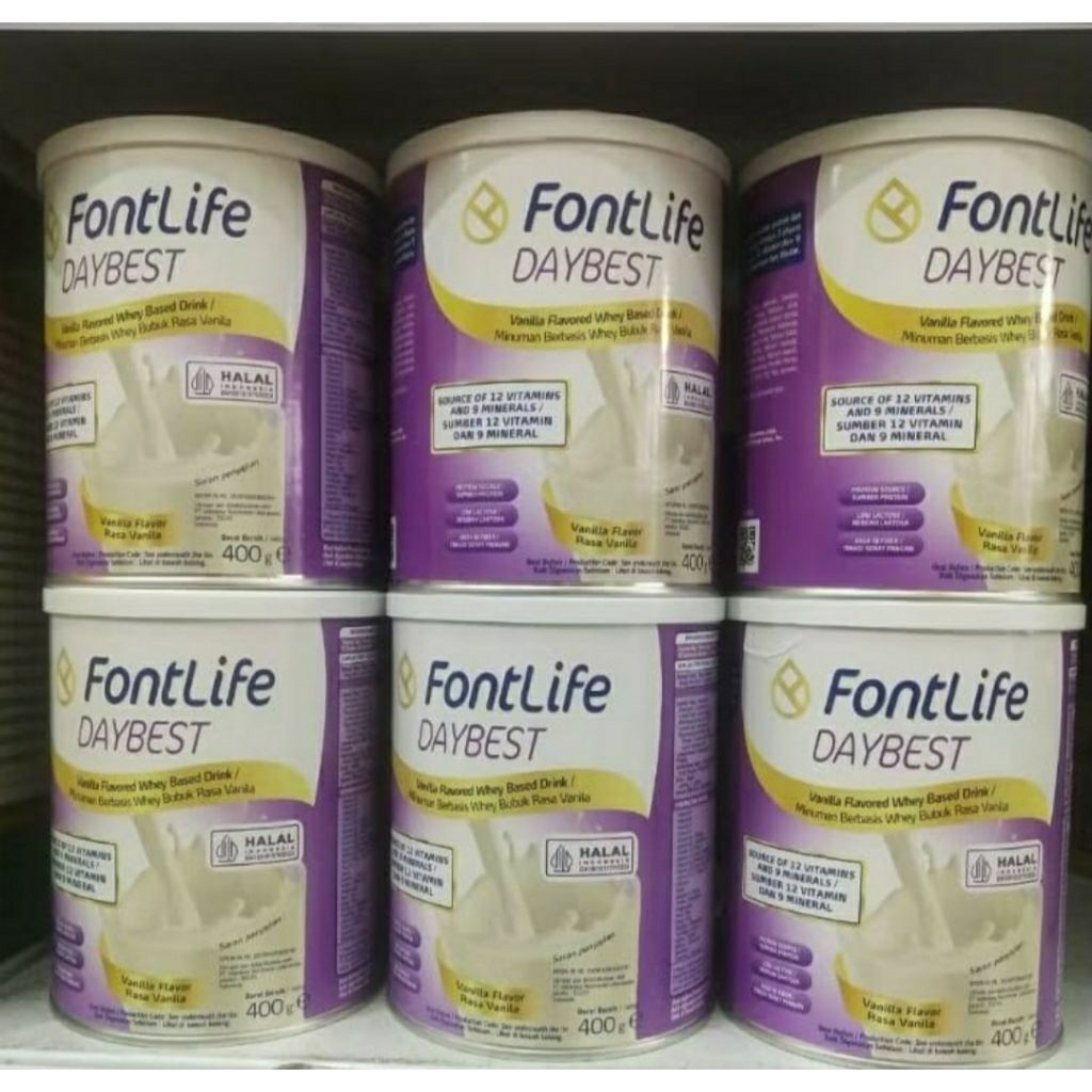 

fontlife daybetest 400 gr rasa vanila