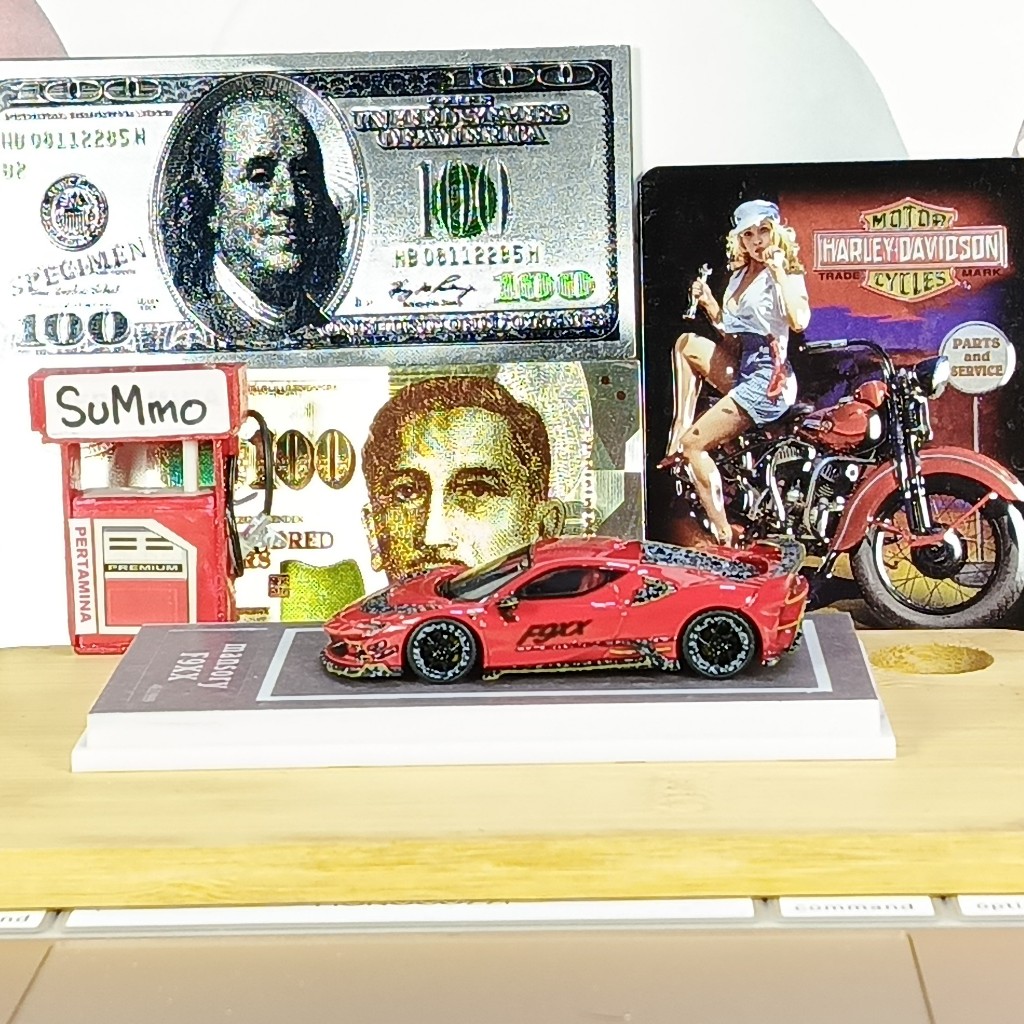 Mj Model Ferrari F9XX Mansory red 1/999 diecast 1 64