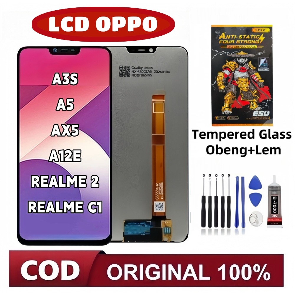 【ORIGINAL】LCD OPPO A3S A5 AX5/A12E REALME 2 / REALME C1 FULLSET TOUCHSCREEN ORIGINAL100% copotan