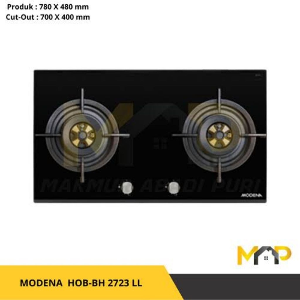 Modena BH2723LL - Kompor gas tanam / built in gas hob Duraturo BH 2723 LL