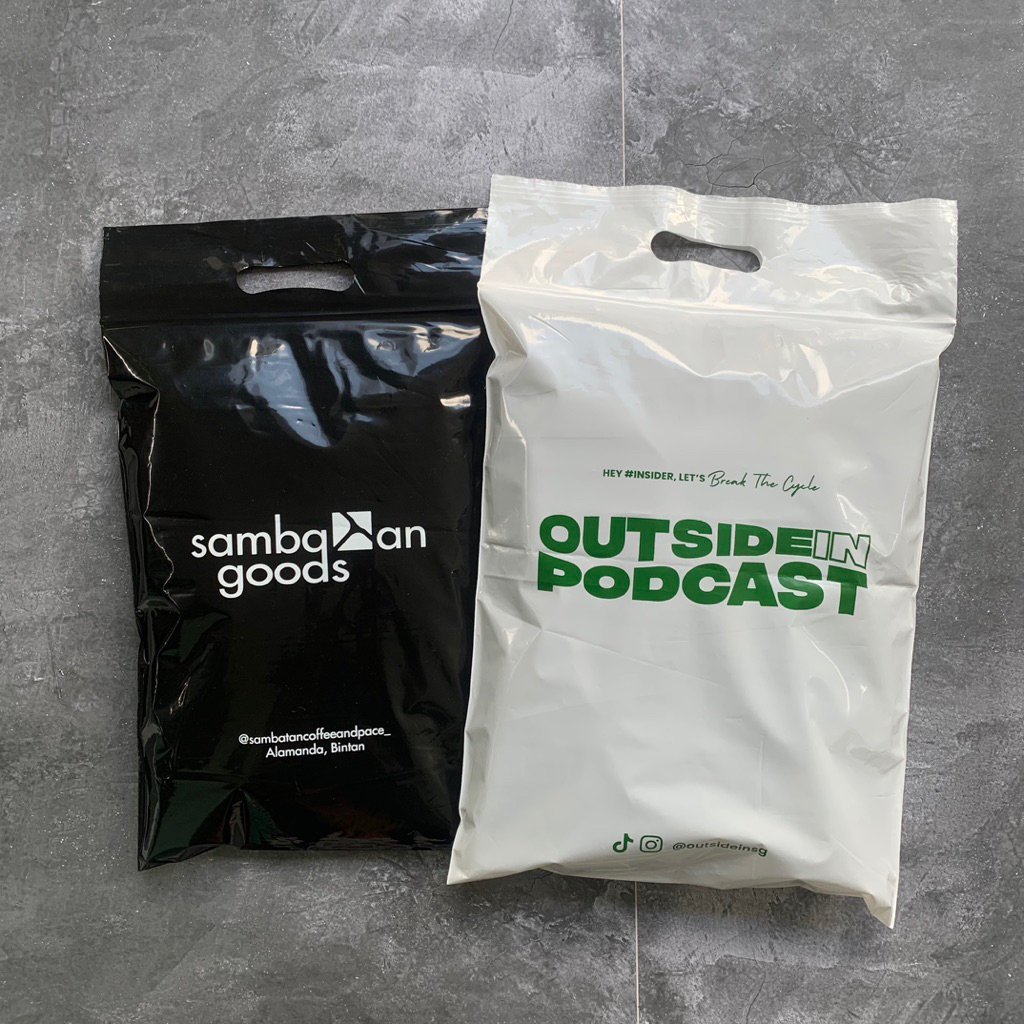 plastik klip pond custom sablon packing ziplock pond (kaos,hoodie,sepatu,sandal)