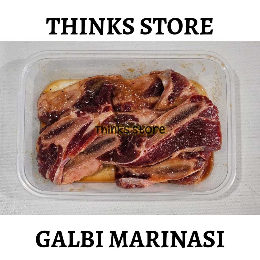 

Daging Sapi Iga Galbi Slice Marinasi 250gr - Iga Galbi Marinasi 250gr
