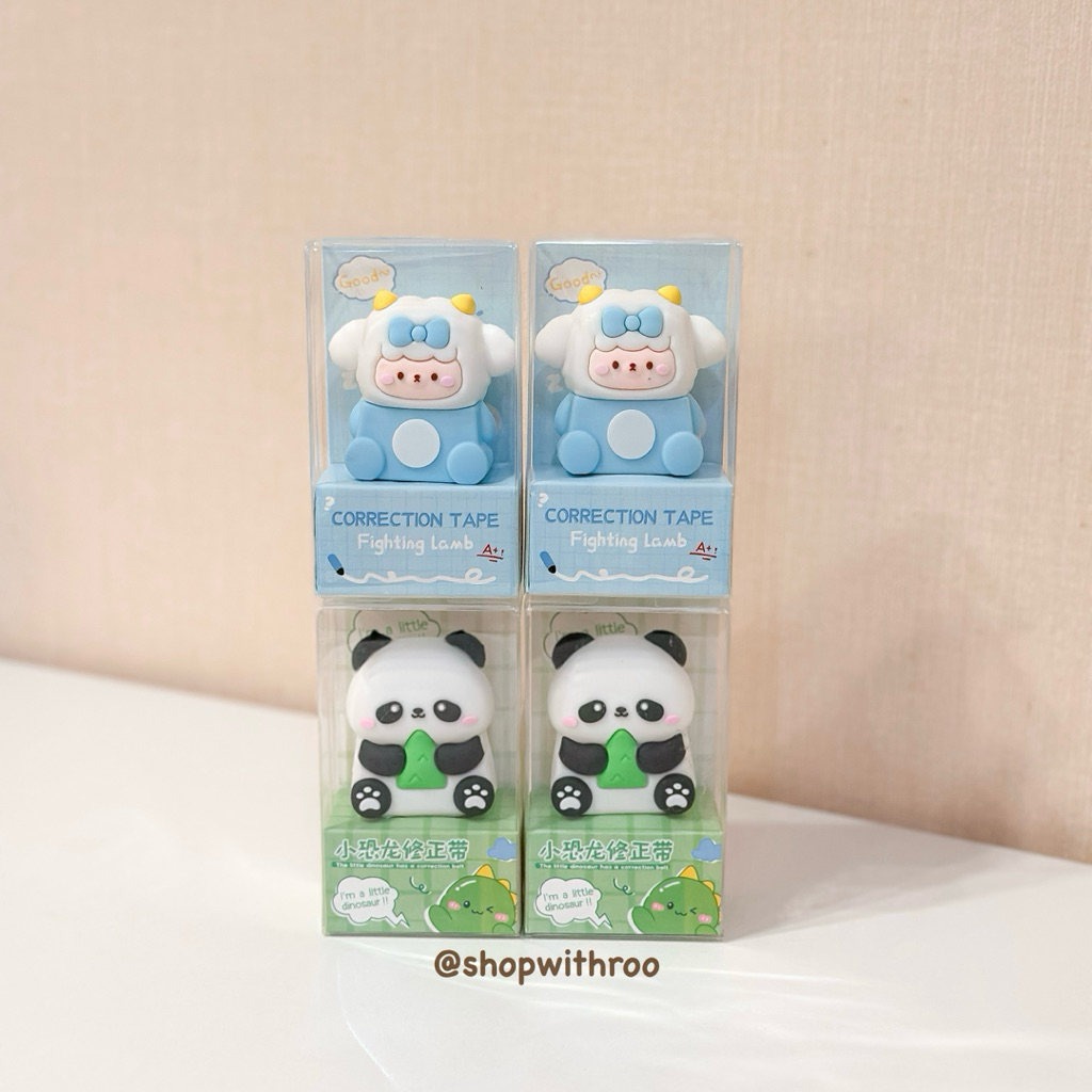 

Correction Tape Lucu Bentuk Panda & Domba