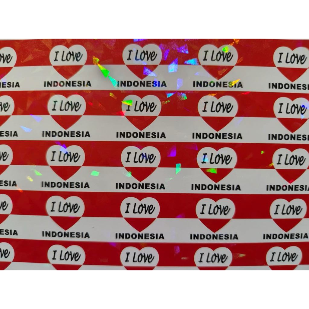 

Sticker Agustusan Hologram