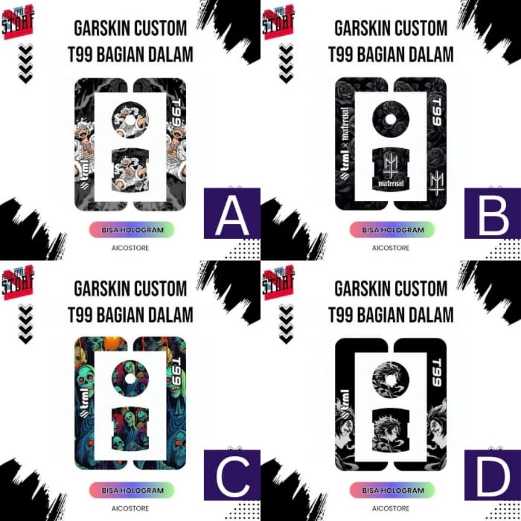 

Pelindung Body (T99) Motif Bisa Custom