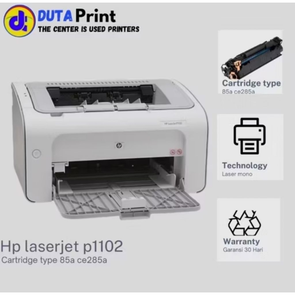 printer laserjet bekas p1102