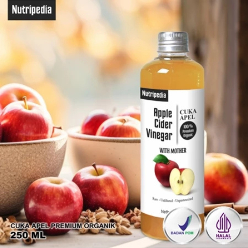 

Nutripedia Cuka Apel 250ml Organik With Mother