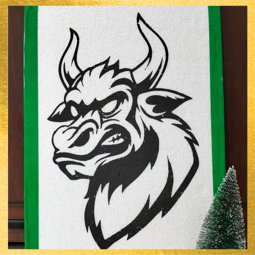 

Styrofoam Lukis 33cm x 50cm Karakter Katun Gambar Untuk Mewarnai, Mainan Anak